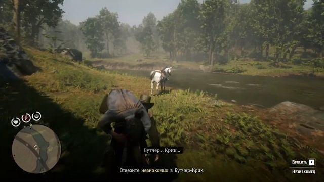 Как попасть в закрытую часть пещеры под водопадом Территория безумцев RDR2 смотреть онлайн