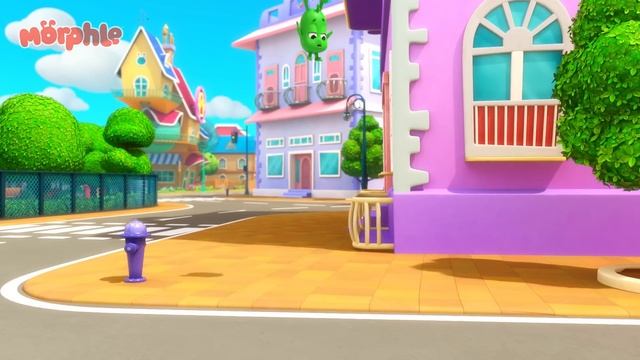 My Big Red Bus And Shrinking Town | Morphle 3D | Robot Cartoons for Kids | Moonbug Kids смотреть онлайн