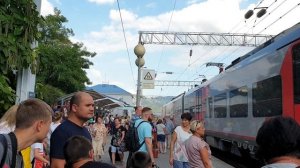 ИЗ ГЕЛЕНДЖИКА В КРАСНОДАР НА ЛАСТОЧКЕ...  ЖД ВОКЗАЛ НОВОРОССИЙСК... 7 августа 2019...