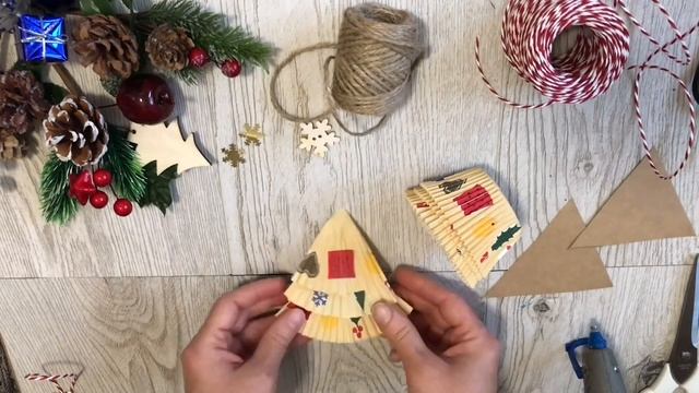 ЕЛОЧНЫЕ ИГРУШКИ СВОИМИ РУКАМИ Новогодние Поделки Зимние поделки Как сделать елочку из Бумаги смотреть онлайн