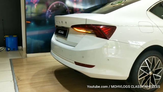 2021 Skoda Octavia L&K - WALKAROUND | Candy White Colour | MOHVLOGS CLASSYWHEELSS смотреть онлайн