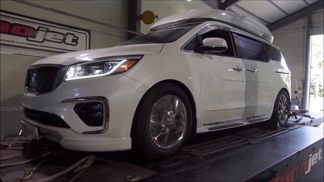 2020 KIA The New Carnival 2.2D Mar's ECU Tune Dyno Test 220WHP, 47Tq! 39~41WHP, 4~7Tq Up! смотреть онлайн