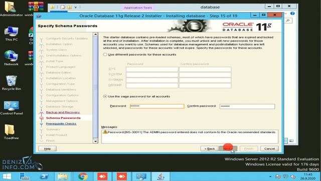Oracle 11g Database Kurulumu - Oracle Database 11g R2 installation Windows Server смотреть онлайн