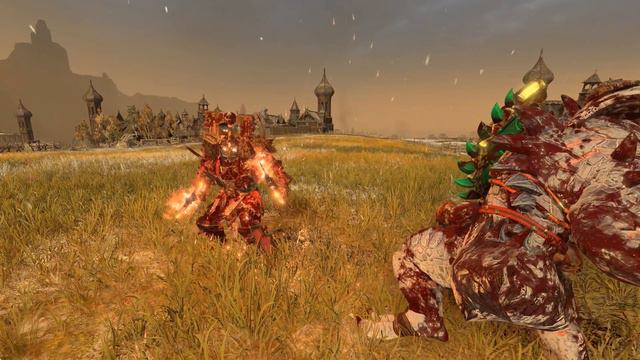 Gor-Rok VS Chaos Lord Of Khorne | Total War: Warhammer 3