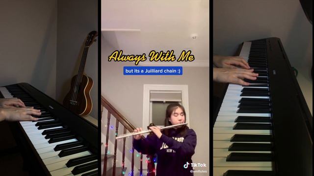 Always With Me - Spirited Away | Kawai ES110 x flute смотреть онлайн
