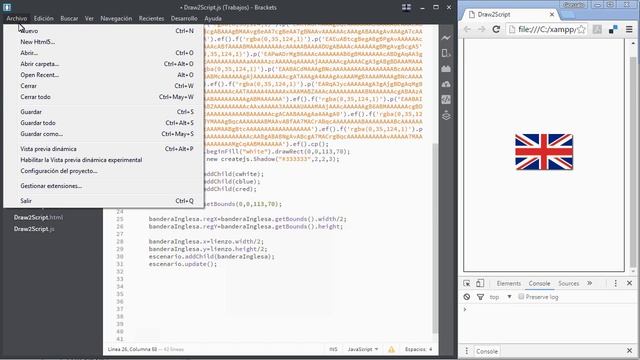 11 Tutorial de CreateJS. setBounds() y getBounds(). Asignando y recuperando dimensiones. смотреть онлайн