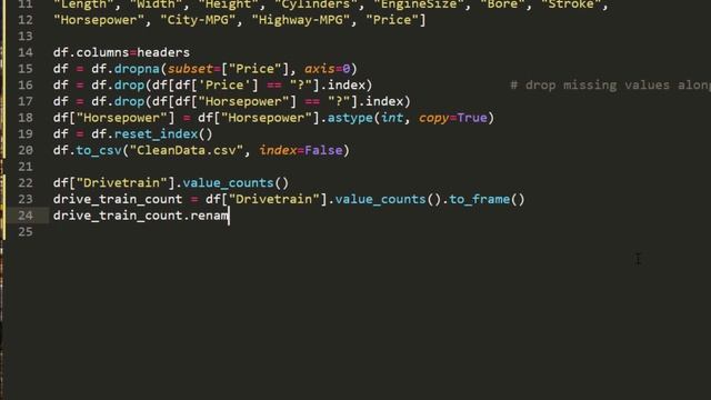 18 Counting and renaming column смотреть онлайн
