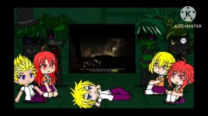 Реакция персонажей Saiko no Sutoka и FNIA на обзор Outlast часть первая от Сумачкена.