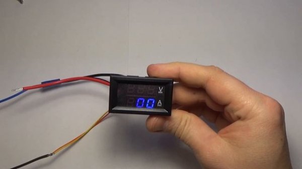 Цифровой мини DC вольтметр амперметр 100В 10А с АлиЭкспресс китайский: подключение, обзор, тест