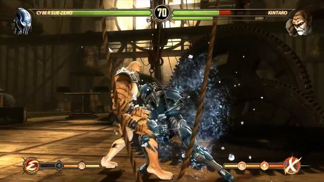 Mortal Kombat 9 - Глава 14 Кибер Саб-Зиро, Прохождение. ЛЮТЫЙ БОЙ ПРОТИВ ГОРО И КИНТАРО! смотреть онлайн