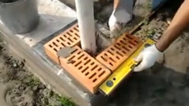 Кладка столбов