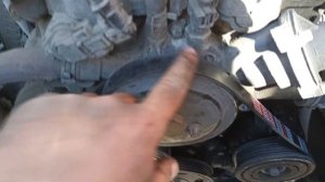 Замена натяжителя ремня и замена ремня генератора OPEL ASTRA