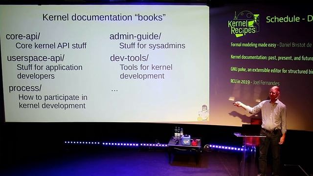 Kernel Recipes 2019 - Kernel documentation: past, present, and future смотреть онлайн