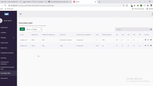 Ministry Project activities Management in PHP MySQL смотреть онлайн