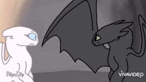 Беззубик и дневная Фурия часть 9. Toothless and light fury part 9.