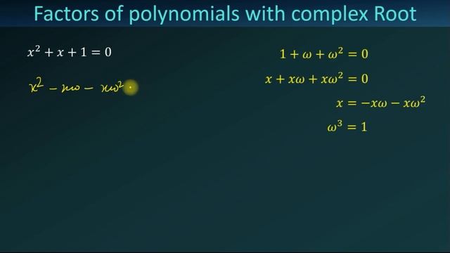 x2+x+1=0 Factorisation How to find смотреть онлайн