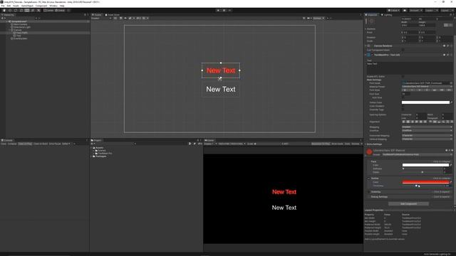 How to Outline UI Text in Unity | Unity UI Tutorial смотреть онлайн
