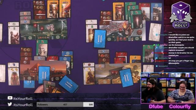 Playthrough of 7 Wonders (2 players, 2 handed) смотреть онлайн