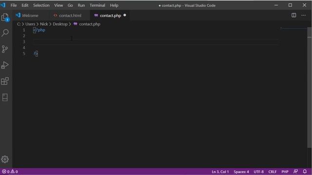 Simple HTML and PHP contact form. смотреть онлайн