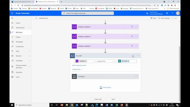 Calculating working days or weekend in Microsoft Power Automate Flow смотреть онлайн