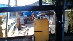 Ленточная пилорама из бензопилы дружба