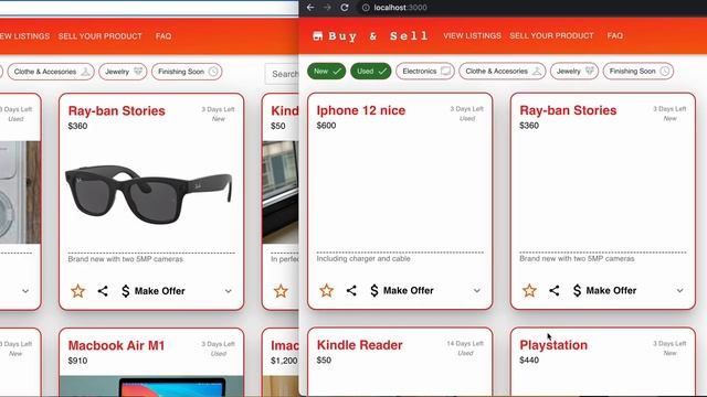 Auction app with React JS смотреть онлайн