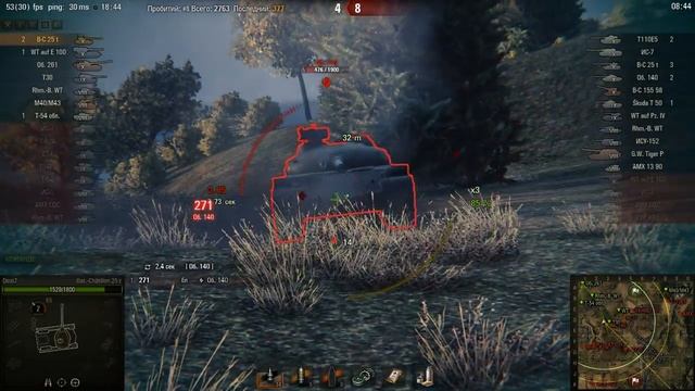 Bat Chatillon 25t (8116 dmg, 9 фрагов, вытащил сл смотреть онлайн