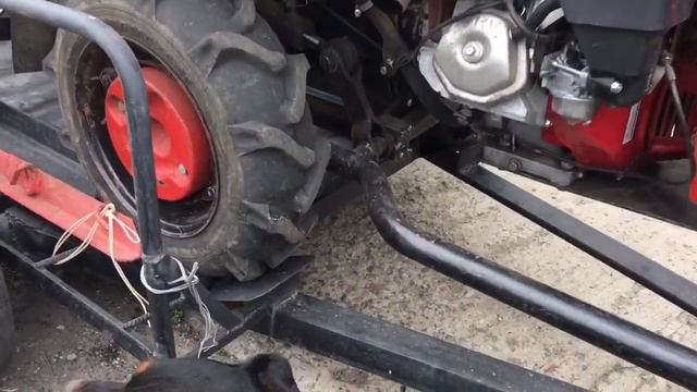 Трал для минитрактора МТЗ 132H смотреть онлайн