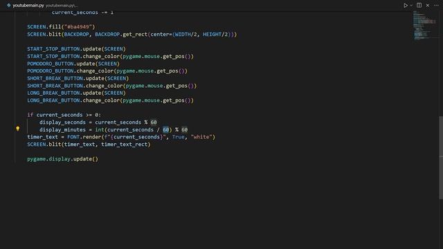Pomodoro Timer in Python and PyGame! смотреть онлайн