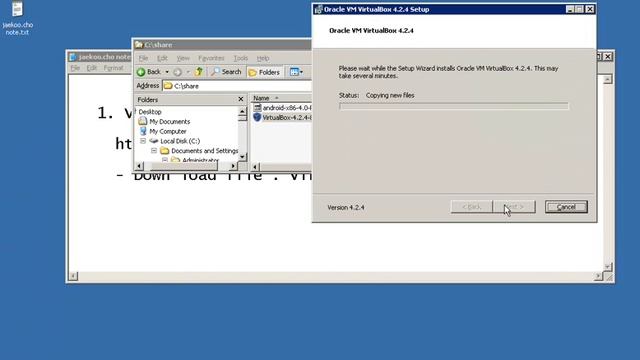 Oracle VM VirtualBox installation on Windows смотреть онлайн