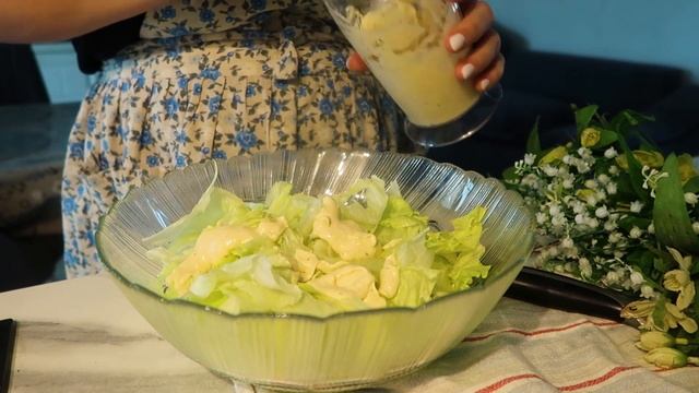 Легкий салат с креветками смотреть онлайн