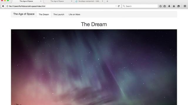 UIkit web framework #6: Scrollspy navigation and smooth scrolling смотреть онлайн