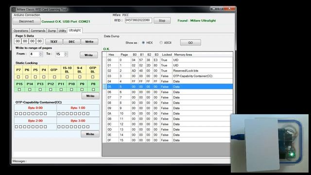Mifare Ultralight Operations - Part1