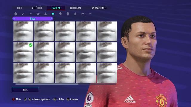 CRISTIANO RONALDO MANCHESTER FACE FIFA 21 Lookalike CAREER MODE | Pro Clubs | Clubes Pro