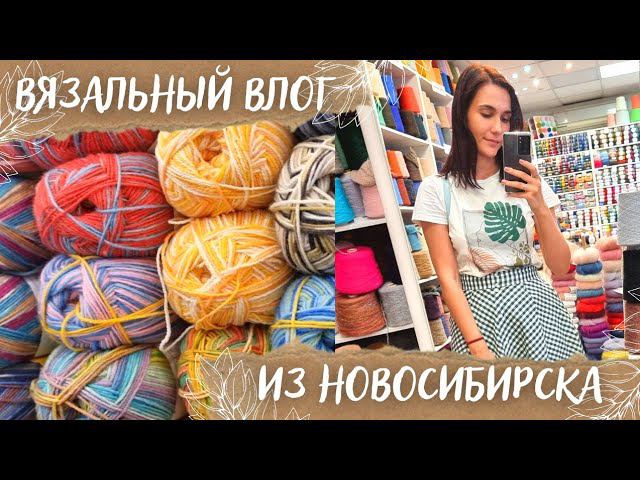 ВЯЗАЛЬНЫЙ ВЛОГ №48 | Поездка в Новосибирск, много магазинов с пряжей, посещение зоопарка смотреть онлайн