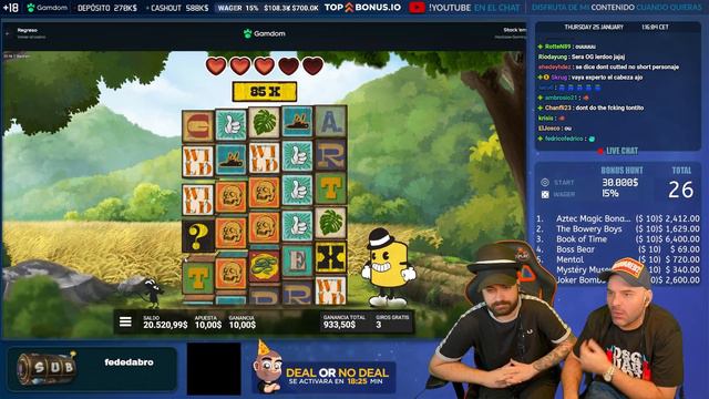 COMO ESTA LA ABUTARDA LOCA BOOK OF TIME!!!! OPENING BONUS HUNT смотреть онлайн