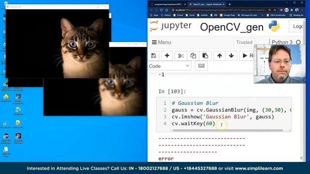 OpenCV Tutorial For Beginners | Python OpenCV Tutorial | Python For Beginners | SimpliCode смотреть онлайн