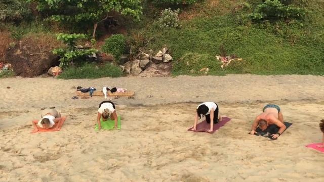 Чандра Намаскар на пляже смотреть онлайн