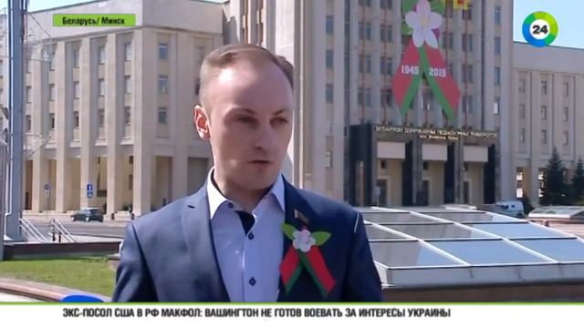 В Минске раздают «Цветы Великой Победы» смотреть онлайн