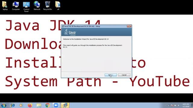 Java JDK 14 Download, Install & Set to System Path смотреть онлайн