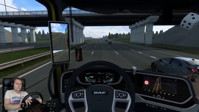 ЕДЕМ НА ЮГ ПО ТРАССЕ М4 ДОН 1 К 1! ГАЗУ ДО ОТКАЗА! ДАФ ЖИВИ! смотреть онлайн