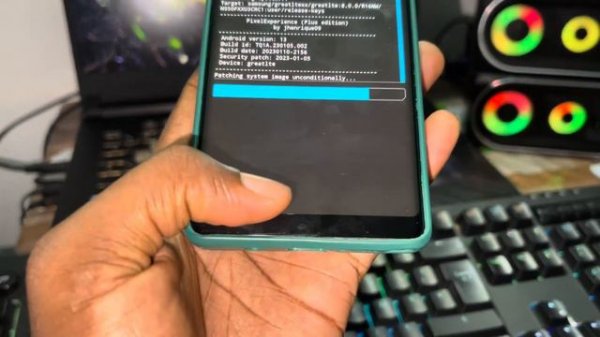 Installing Android 13 ROM on Samsung Galaxy Note8/S8/S8+ Pixel Experience Plus