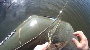 рыбалка на сети весной.щука идёт.