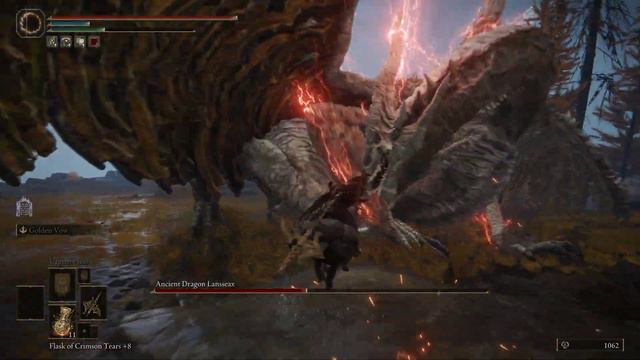 Elden Ring - Ancient Dragon Lansseax Boss Fight смотреть онлайн