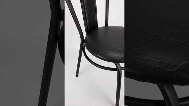 Стул Венский.К/З.Черный (Матовый) обеденный мягкий со спинкой стул кресло комплект стул офисный смотреть онлайн