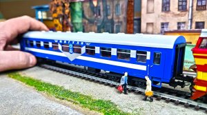 Модель ПАССАЖИРСКОГО ВАГОНА ЖИГУЛИ с подвохом 1/87. Про поезда