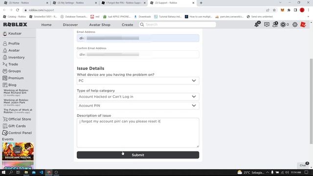 [NEW]HOW TO RESET YOUR ROBLOX PIN 2022!!!... (EASY!!!!) смотреть онлайн