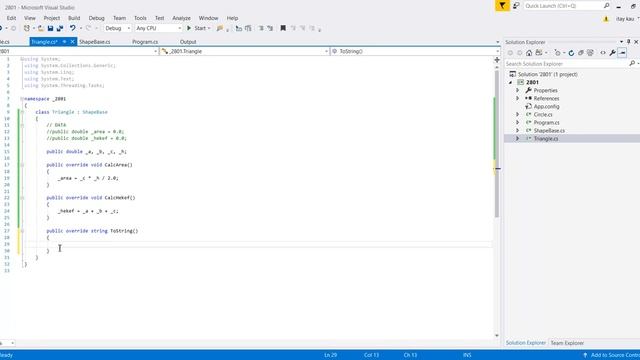 C# Lesson 14: Inheritance, abstract class, base.ToString() смотреть онлайн
