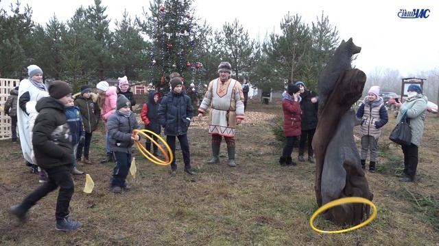 Открытие усадьбы Деда Мороза в Волковыске смотреть онлайн