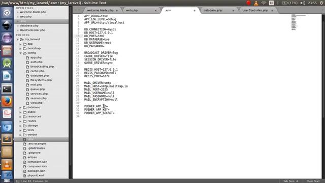 how to conntect laravel with phpmyadmin(xampp server in 16.04 os ) ubuntu смотреть онлайн
